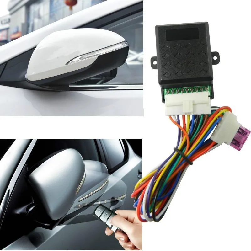 Auto Fold/Unfold Side Rear View Mirror Folding Closer System Modules For All Car