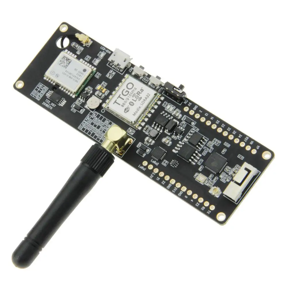 TTGO T Beam ESP32 433 868 915 МГц WiFi беспроводной bluetooth модуль gps NEO 6M SMA LORA 32 18650 Держатель