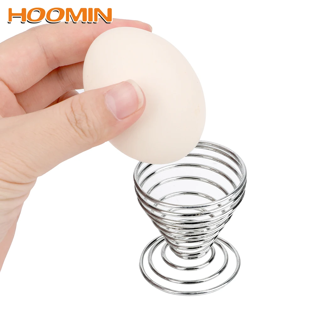 Стакан для яиц HOOMIN подставка из нержавеющей стали кухонные