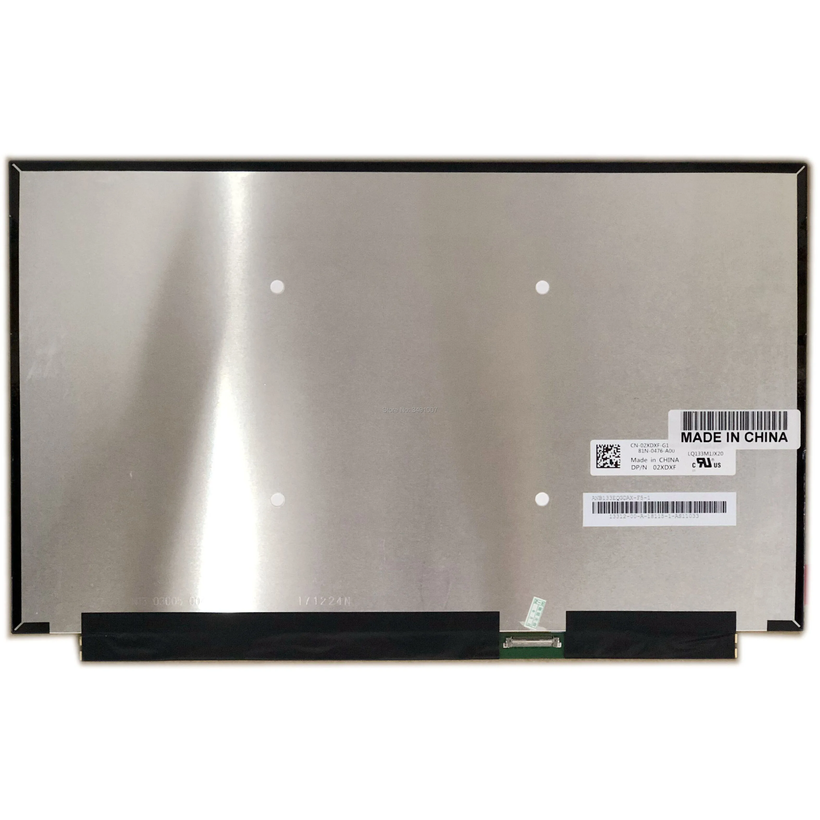 LQ133M1JX20 LQ133M1JX20-E 72% цветной FHD IPS ЖК-экран для ноутбука DELL 13 7373 P83G не Сенсорная панель |