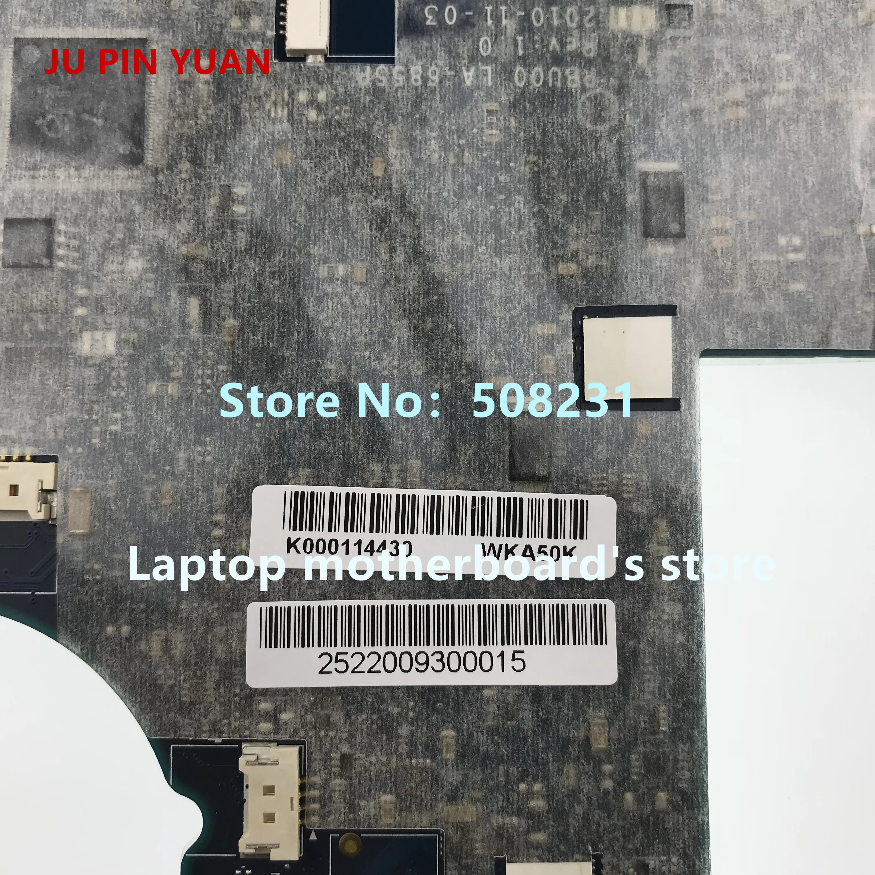 JU PIN YUAN для ноутбука Toshiba Mini NB500 NB505 материнская плата K000114430 LA-6855P полностью
