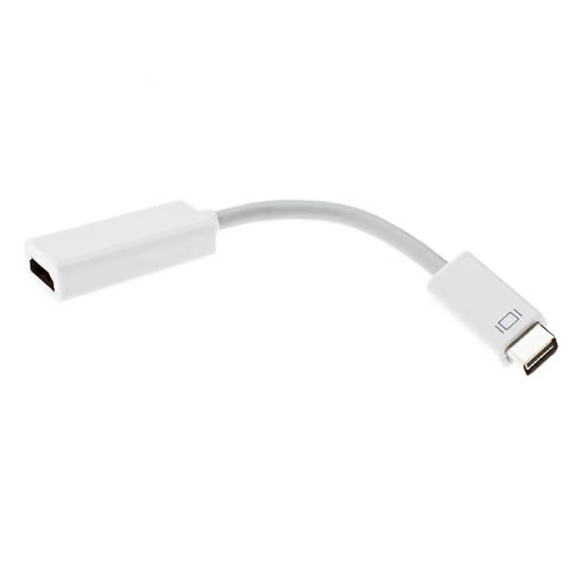 Jimier Mini DVI штекер к HDMI-совместимый женский видеоадаптер кабель для Apple Mac book iMac 10 см |