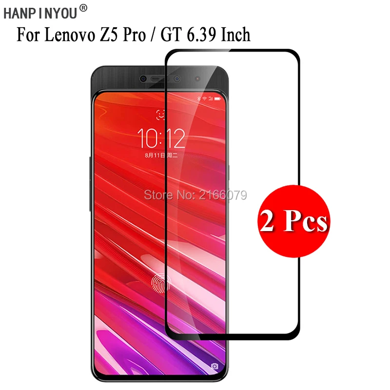 2 шт./партия для lenovo Z5 Pro/GT 6,3" Полное покрытие экрана Защитная пленка из закаленного стекла+ инструменты для очистки