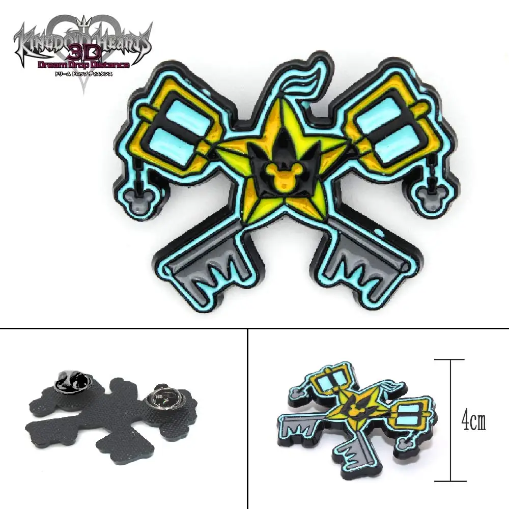OHCOMICS игра Королевство Сердца Sora Keyblade брелок из памяти Металлический крутой бейдж