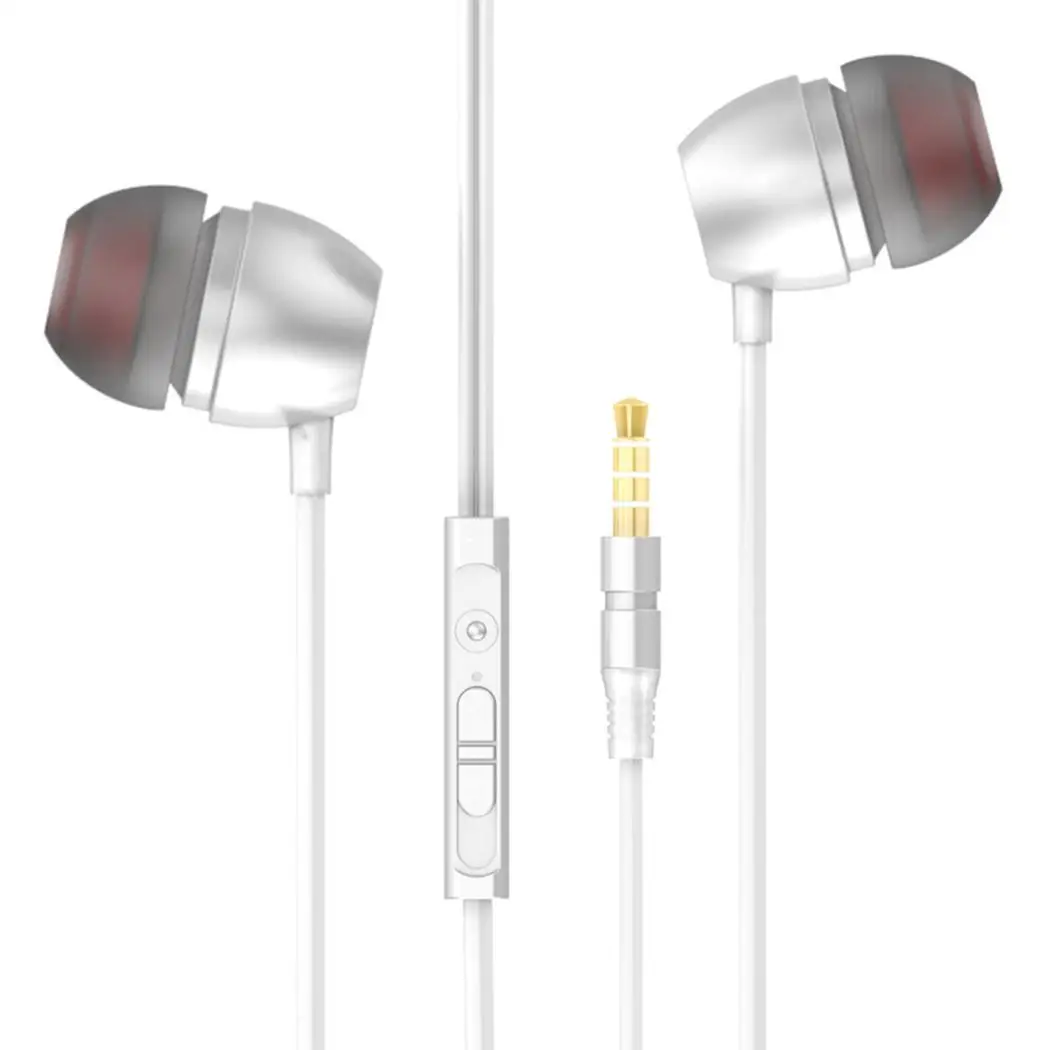 Bass Sound In-Ear Earphones Headset Earbuds With Mic For 90dB 3dB Casual Travel Outdoor etc Mobile Phone | Электроника
