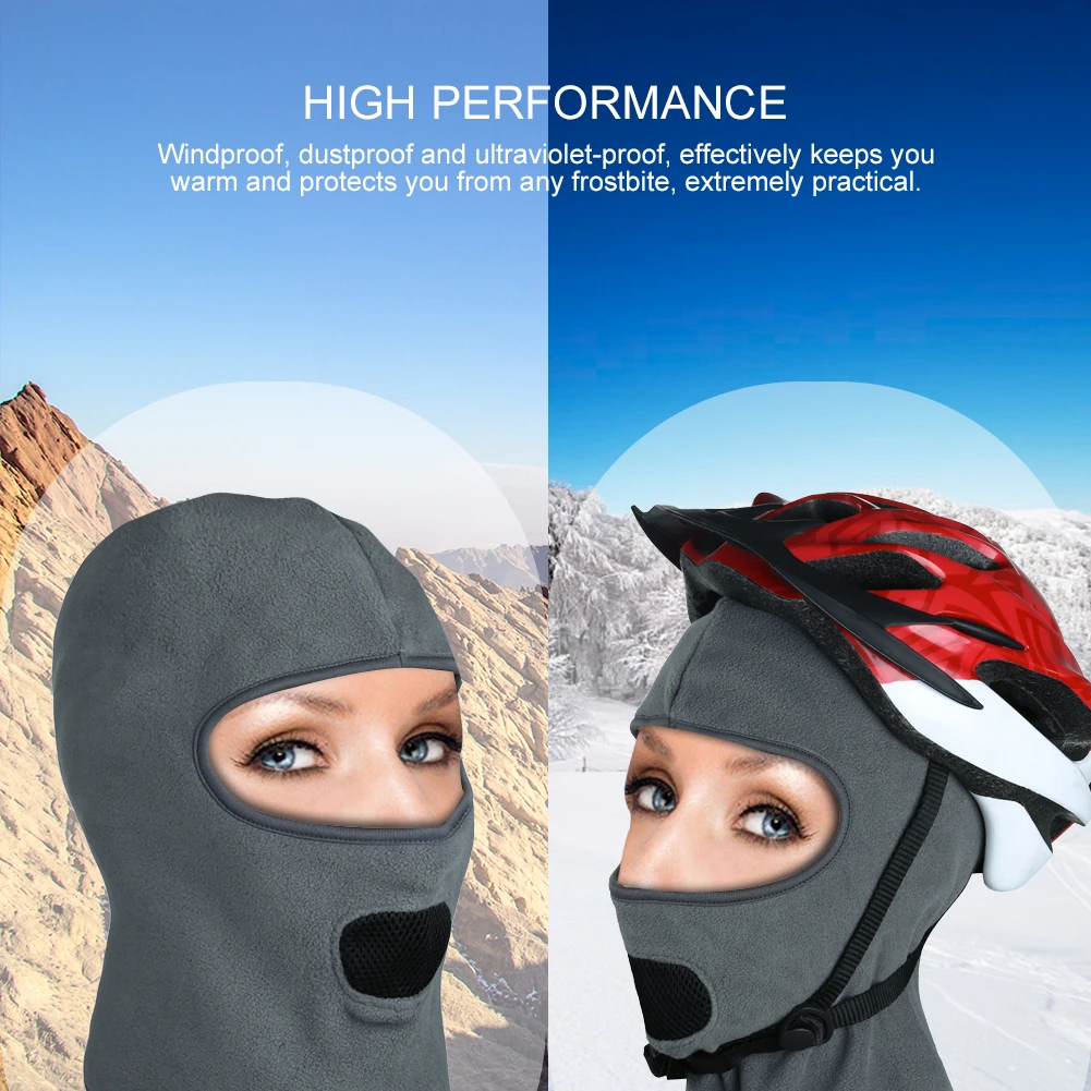 UNISTYLE Windproof Balaclava Hood Warm Winter Face Mask Caps Dustproof Warmer Cover with Breathable Grid Design | Красота и здоровье