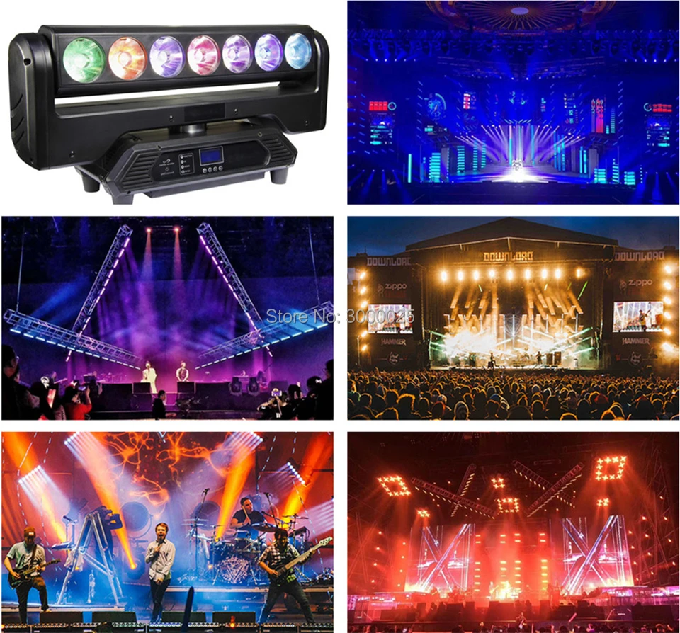 4 шт./лот &amp flightcase pixel beam светодиодный светильник 7x15 Вт blade LED движущаяся головка rgbw