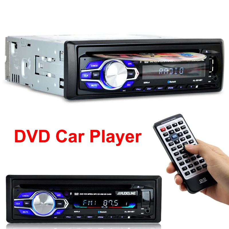 Автомобильное радио DVD плеер помощи при парковке 1 Din 12 V автомобильный