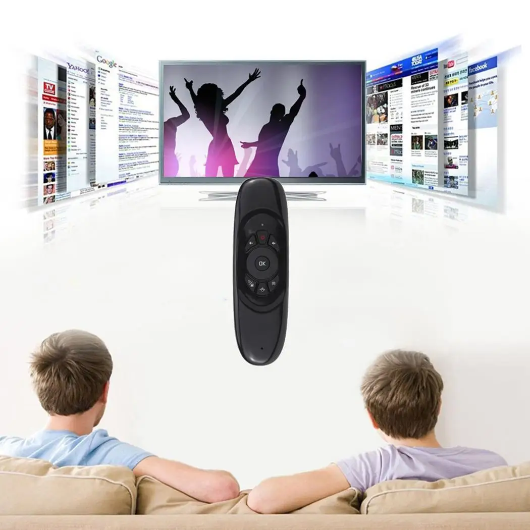 Беспроводная клавиатура 2 4 Ghz Mini Air mouse &lt20uA Gaming 1 светодиодный индикатор