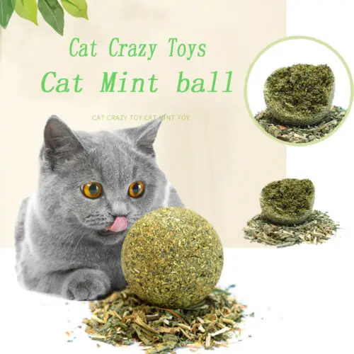Натуральная кошачья мята игрушки для кошек органический экстракт мяты мяч вкус