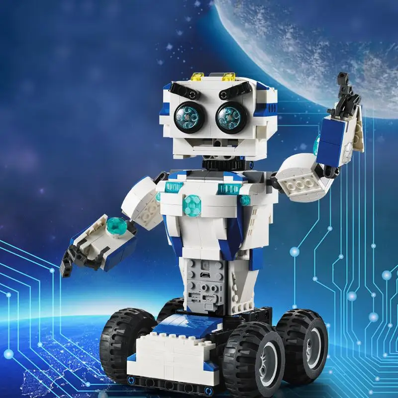 RCtown 2 в 1 трансформации серии робот монтажные блоки электрический DIY