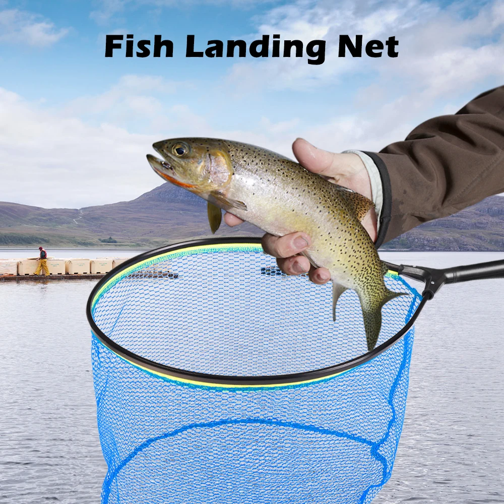 Портативная нейлоновая рыболовная сеть рыболовные снасти аксессуар для