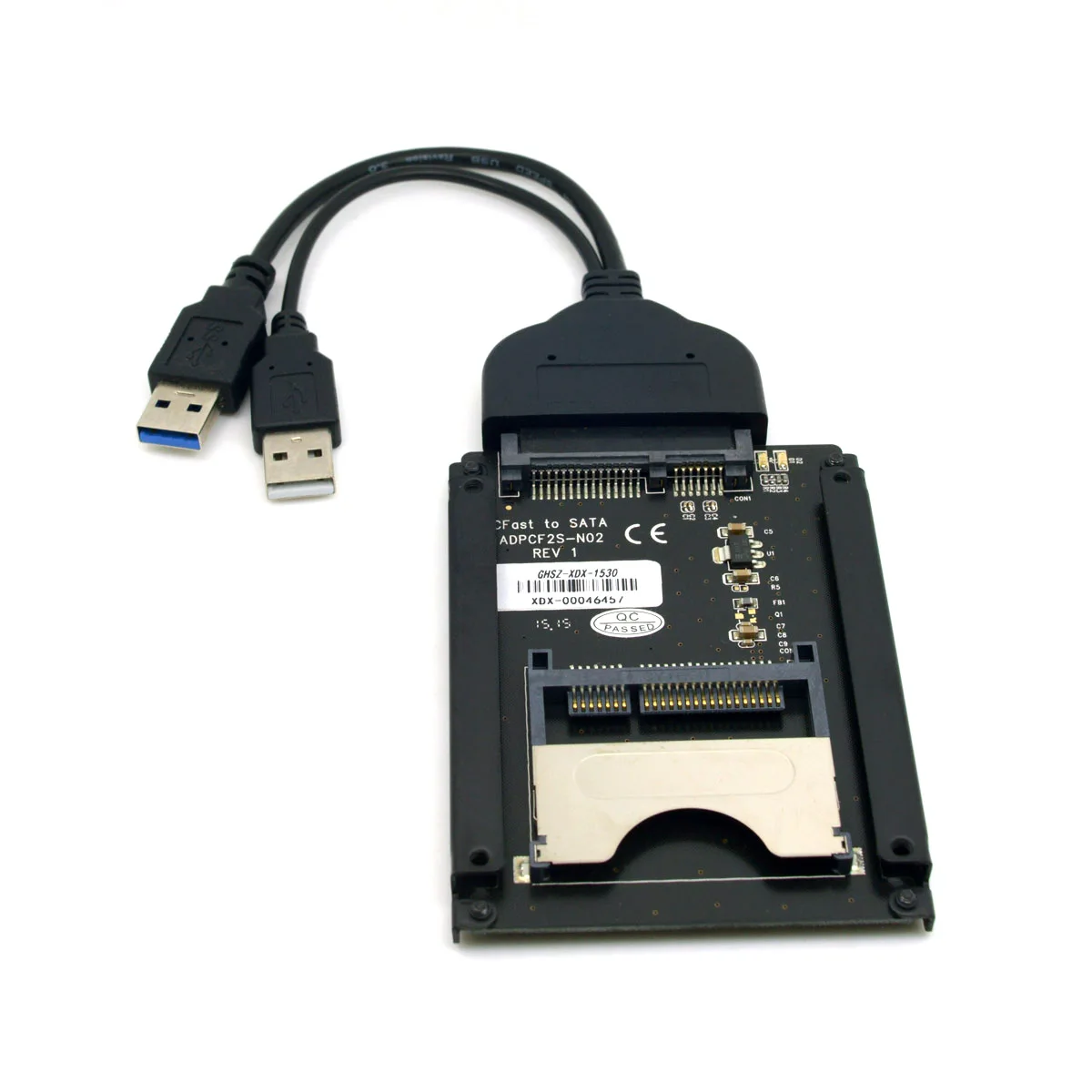 Jimier SATA 22Pin к USB 3 0 CFast адаптер для карт 2 5 дюймов жесткий диск чехол SSD HDD кардридер ПК
