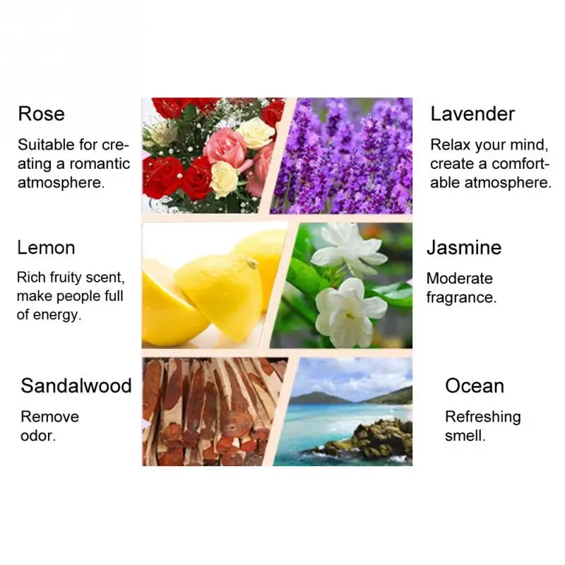 6Pcs/set 3ML Natural Fragrant Aromatherapy Water-soluble Essential Oil for Humidifier Improve Sleep Body Relax | Красота и здоровье
