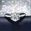 Ручной работы Solitaire 1.5ct Обручальное CZ 925 Женское Кольцо Размер 4 10 Модные ювелирные