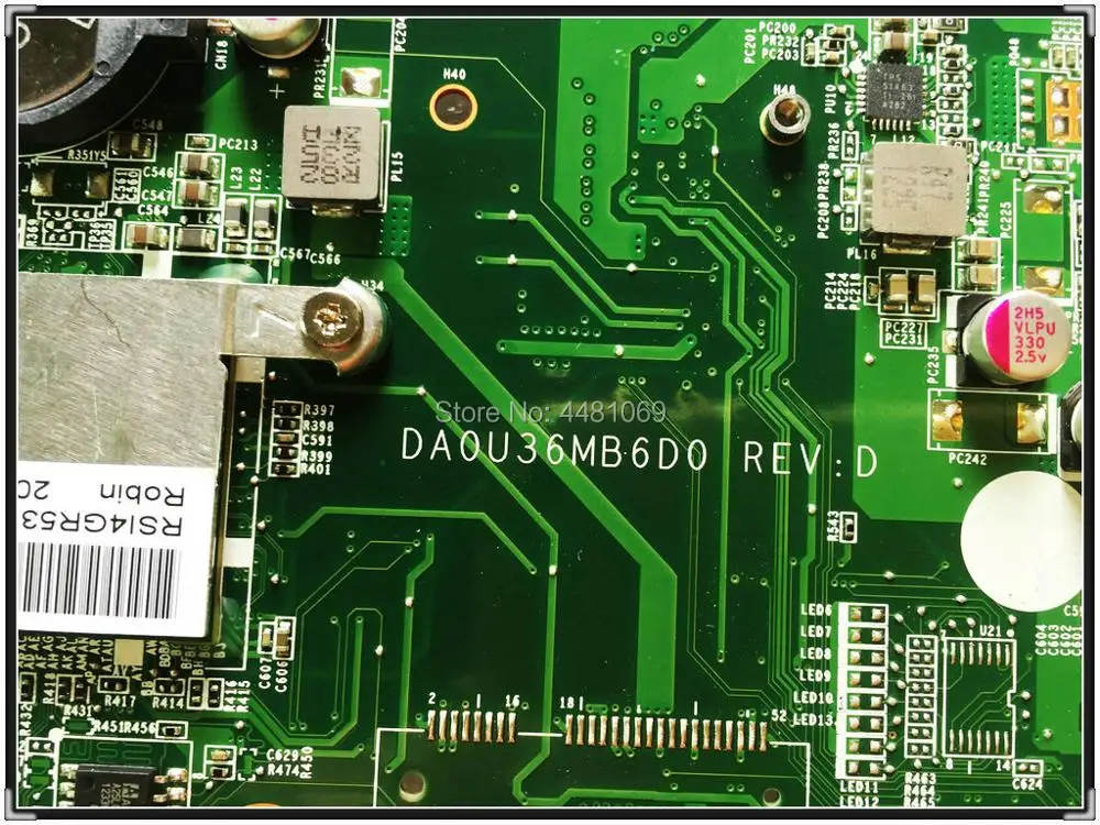 Материнская плата для ноутбука DA0U36MB6D0 REV :D 701691-001 15-b130TU 15-b131TU Sleekbook 15-b009TU 15-b003TU все
