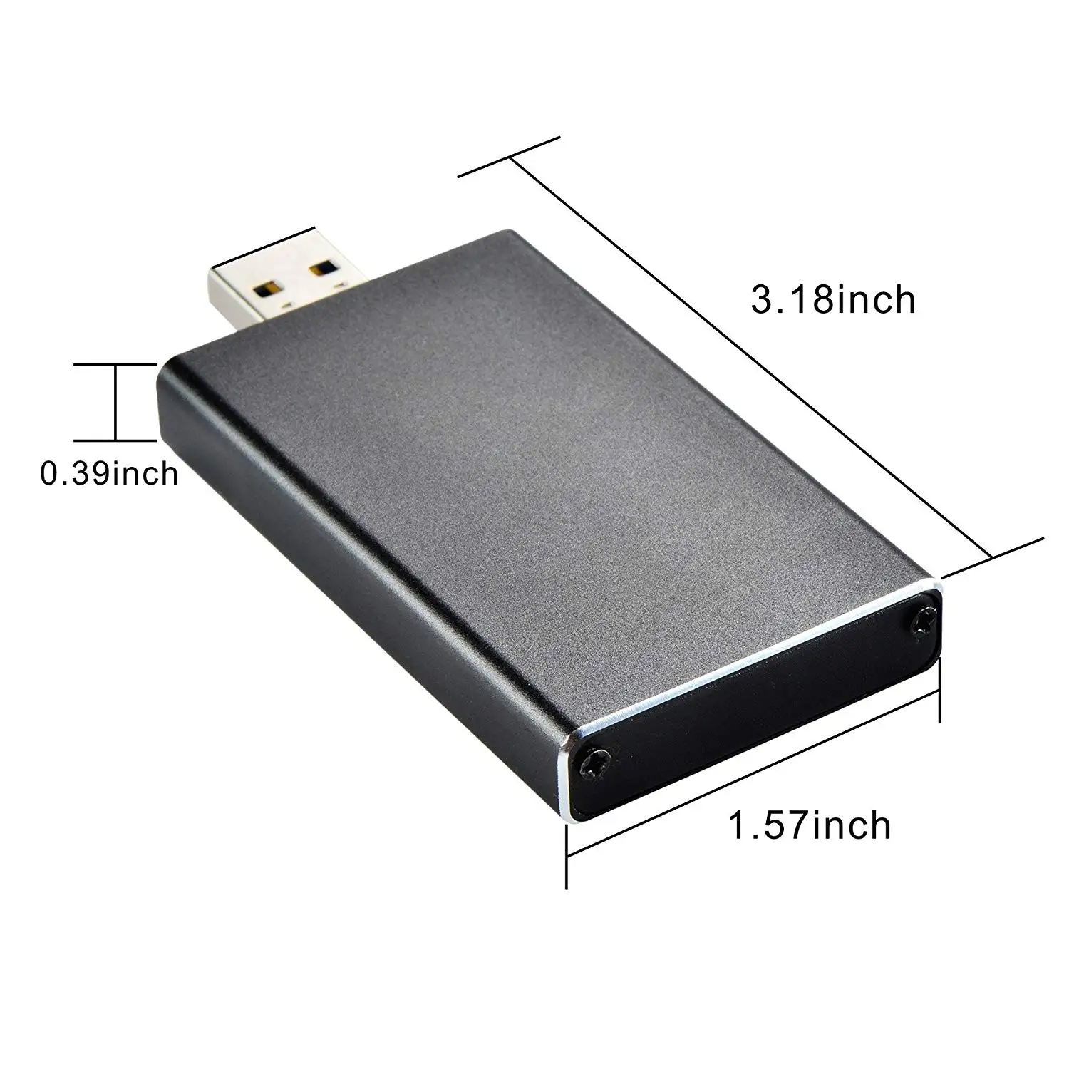 Портативный жесткий диск USB 3 0 для Msata Mini Sata 30 мм x 50 полноразмерный Ssd Внешний