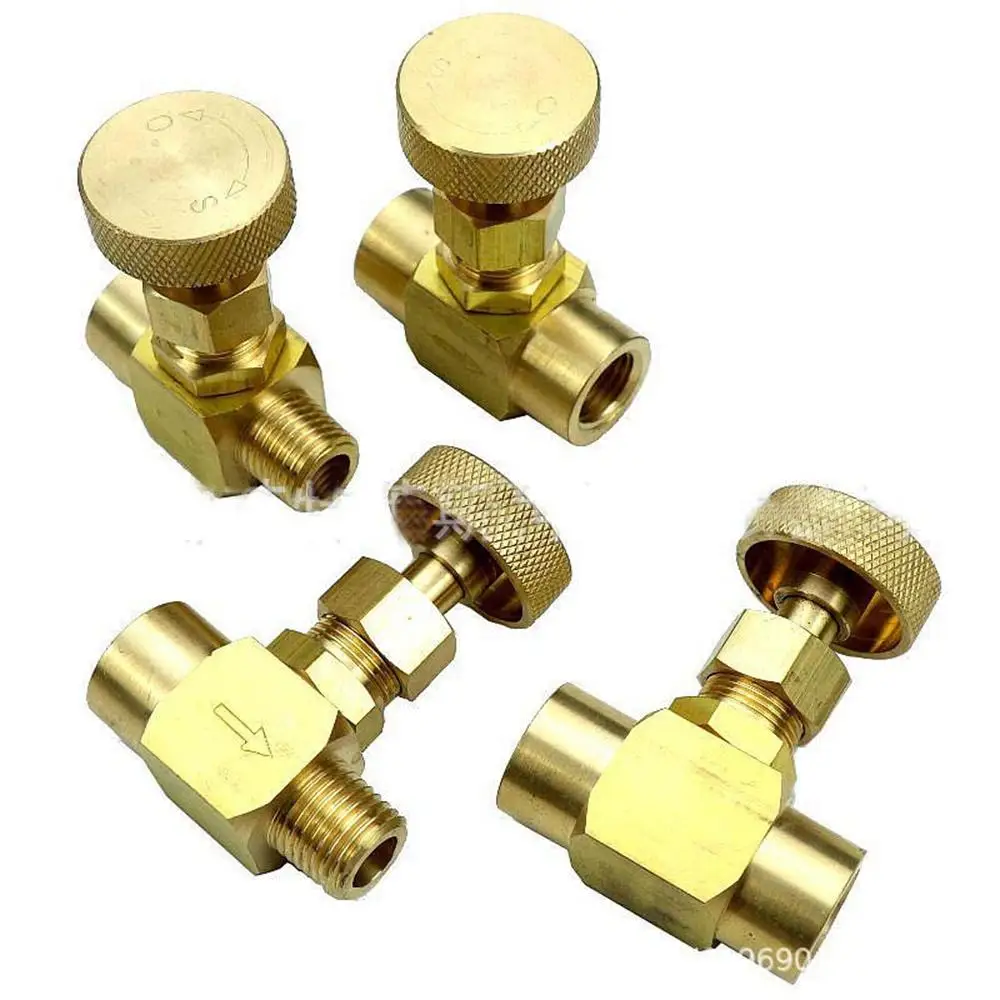 Прочный латунный игольчатый клапан 1/8 дюйма 1/4 3/8 NPT BSP 1000 фунтов на кв. дюйм
