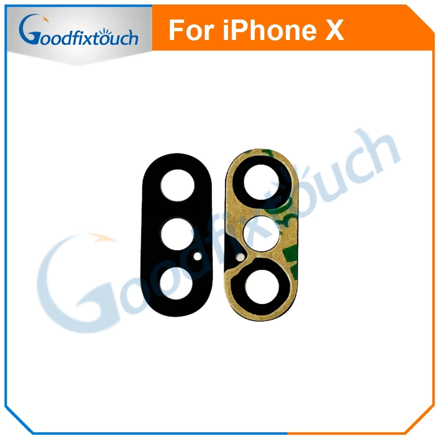 

For iPhone X Rear Back Camera Lens Glass Cover For iPhone X Replacement Parts with Adhesive