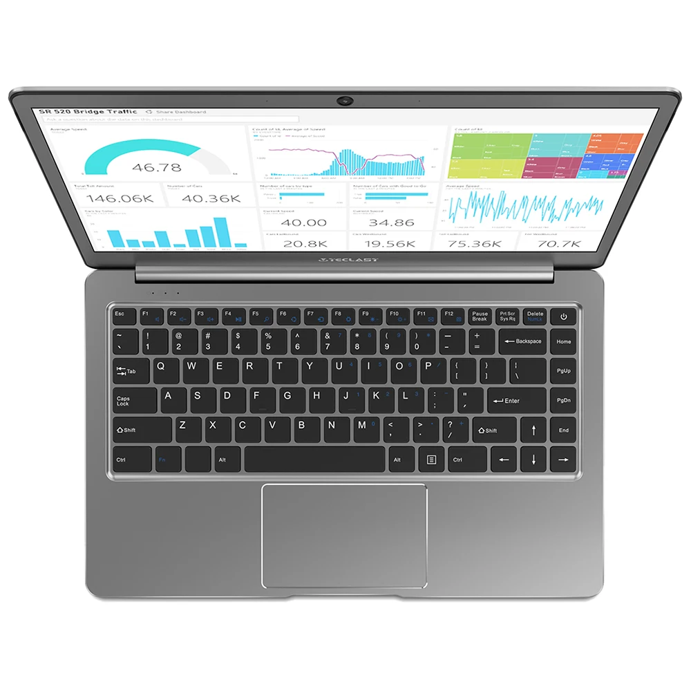 Teclast F6 Ноутбук 13 3 дюймов Windows 10 Домашняя английская версия Intel Apollo Lake N3450