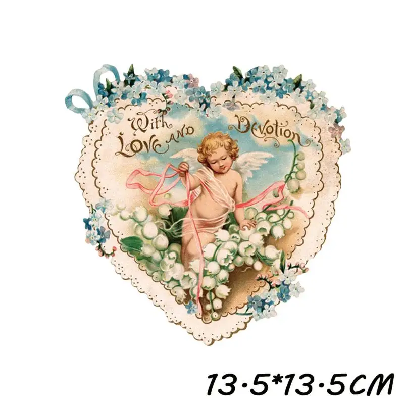 Серия Angel Pattern пирограф теплопередача печать офсетная на заказ детская одежда