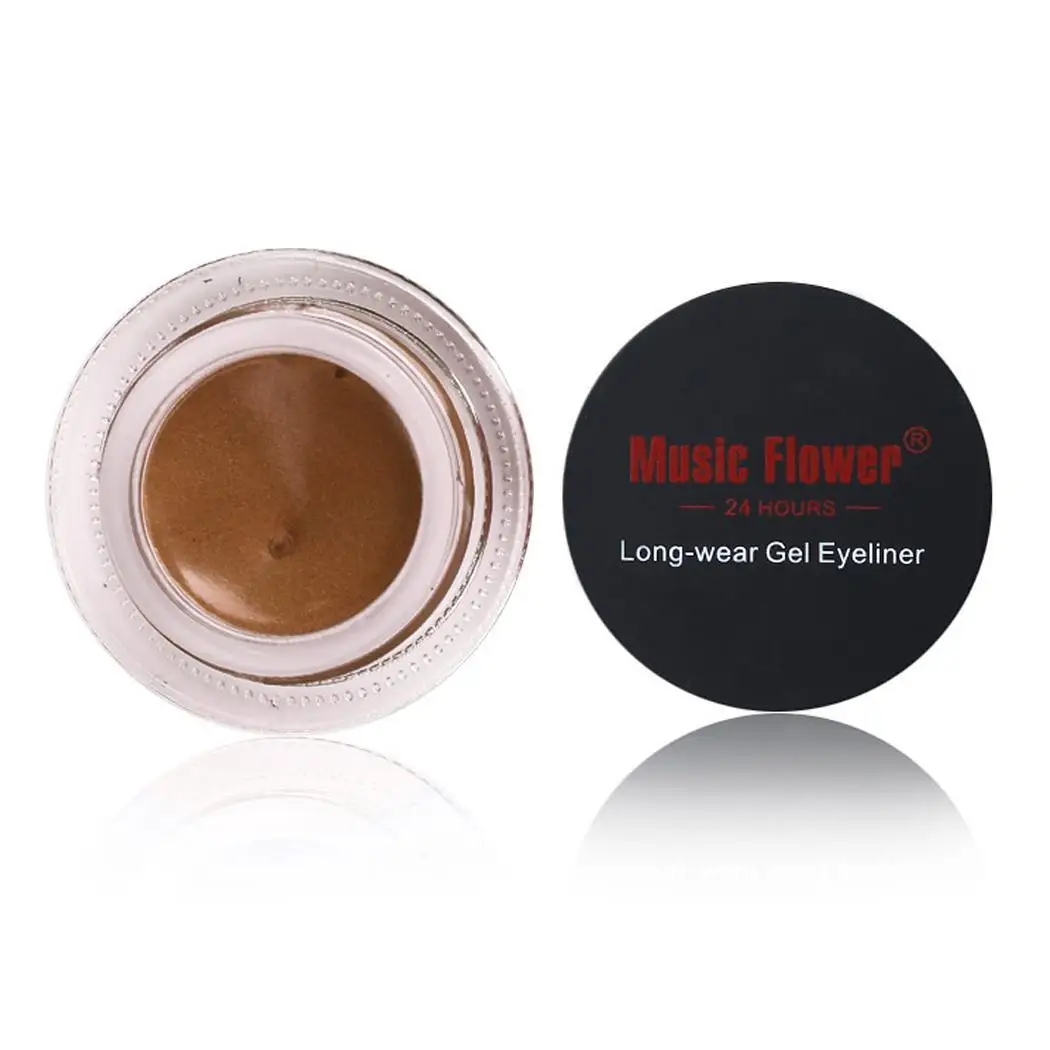 Women Portable Waterproof Lasting Eye Beauty Home Travel Party Casual etc. Eyeliner Cream 3g With Brush |