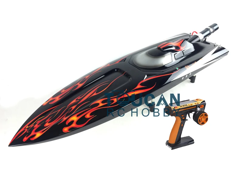 G30D ARTR RC стекловолокно монокорпус катер 30CC двигатель Радио СИС черный с красным