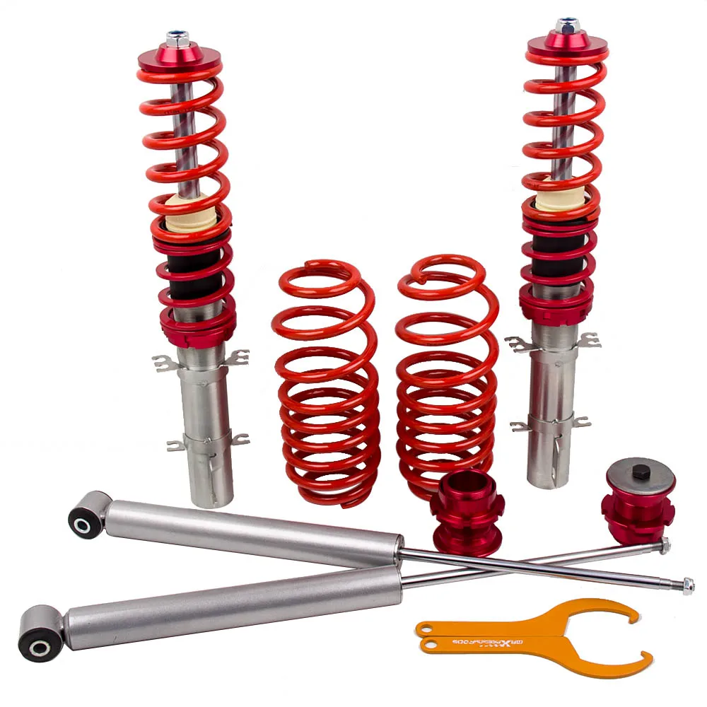 Полный комплект Coilovers 1998 2004 для VW Bora 1J подвеска понижающий катушки пружинная