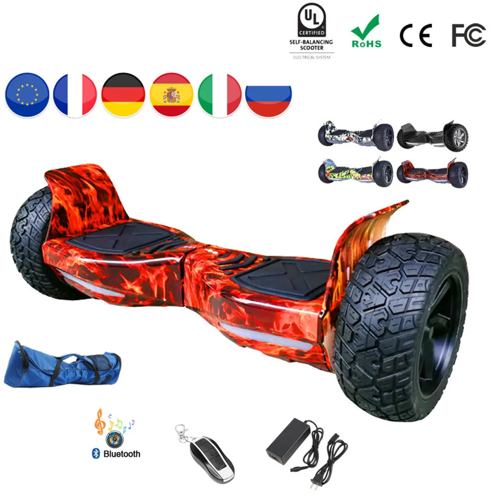 Hoverboard Hummer 8 5 дюймов Интеллектуальный баланс борд за бортом скейтборд