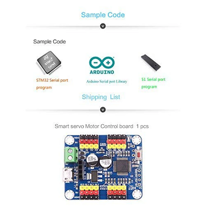 Плата контроллера серводвигателя 16 канал pvм TTL плата bluetooth модуль для SG90 MG995 Ard & uino