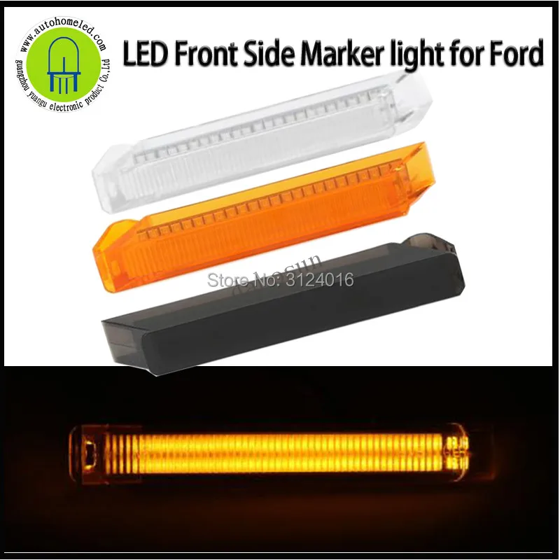 2 шт. X dahosun Светодиодный Боковой светильник заднего вида для Ford F150 Raptor 2010 2014 Lincoln Mark