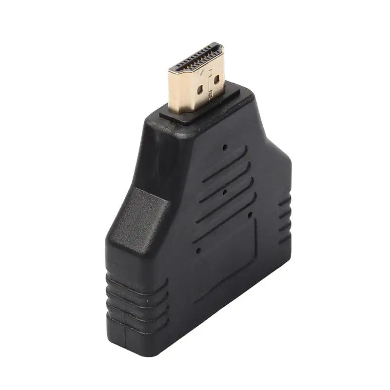 1 шт. портативный разветвитель 1080P HDMI-совместимый штекер на 2 гнезда в выхода