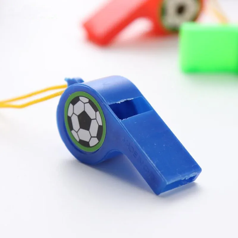 2020 New Colorful Whistle Kids Children Football Whistles Toys Noise Maker Cheer Props Birthday Party Favors Gift Supplies | Дом и сад