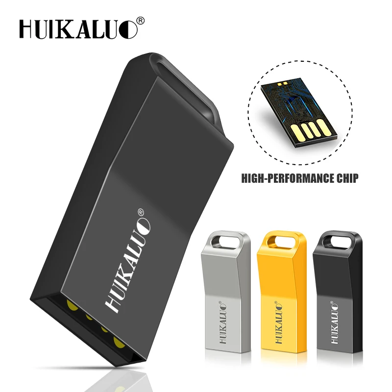 USB флеш накопитель Huikaluo из металлической стали memoria usb флешка 64 Гб com frete бесплатно
