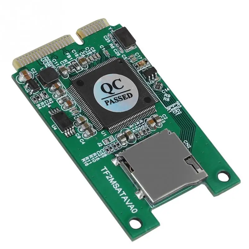 Адаптер Micro SD TF карты к Мини PCI E mSATA SSD адаптер конвертер для ПК компьютера ноутбука