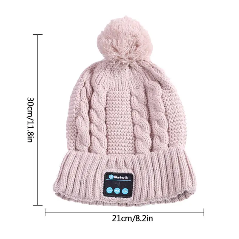 Модная Беспроводная Bluetooth шапка умный микрофон музыкальная гарнитура наушники
