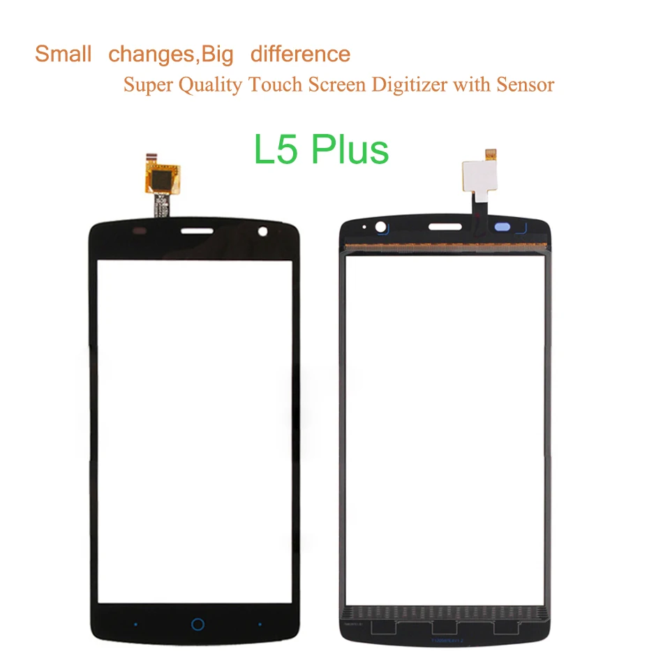 10 шт./лот сенсорный экран дигитайзер для ZTE Blade L5 Plus L5Plus Сенсорная панель Сенсорный