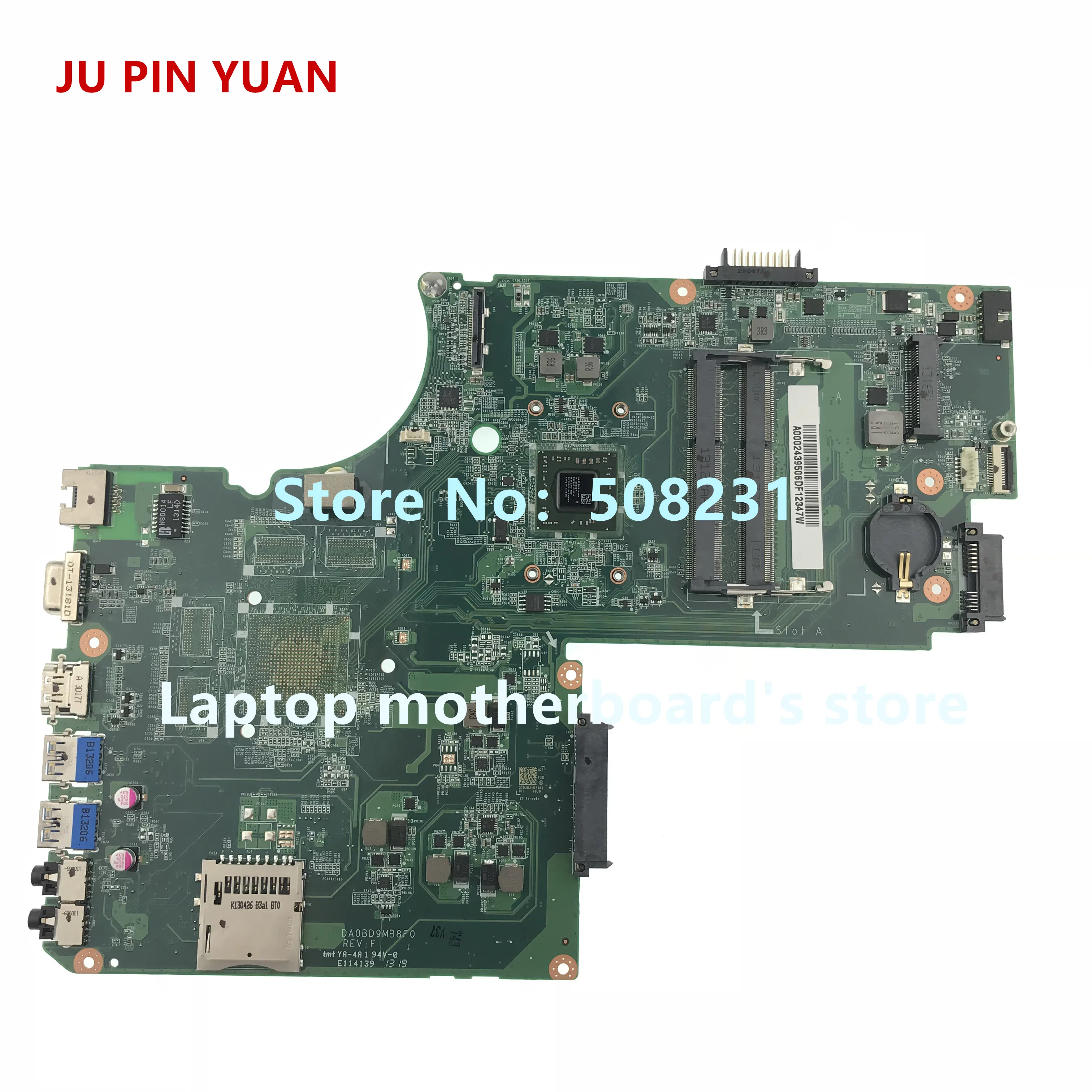 JU PIN YUAN A000243950 DA0BD9MB8F0 для ноутбука Toshiba Satellite L75D A7280 материнская плата с зеркальным