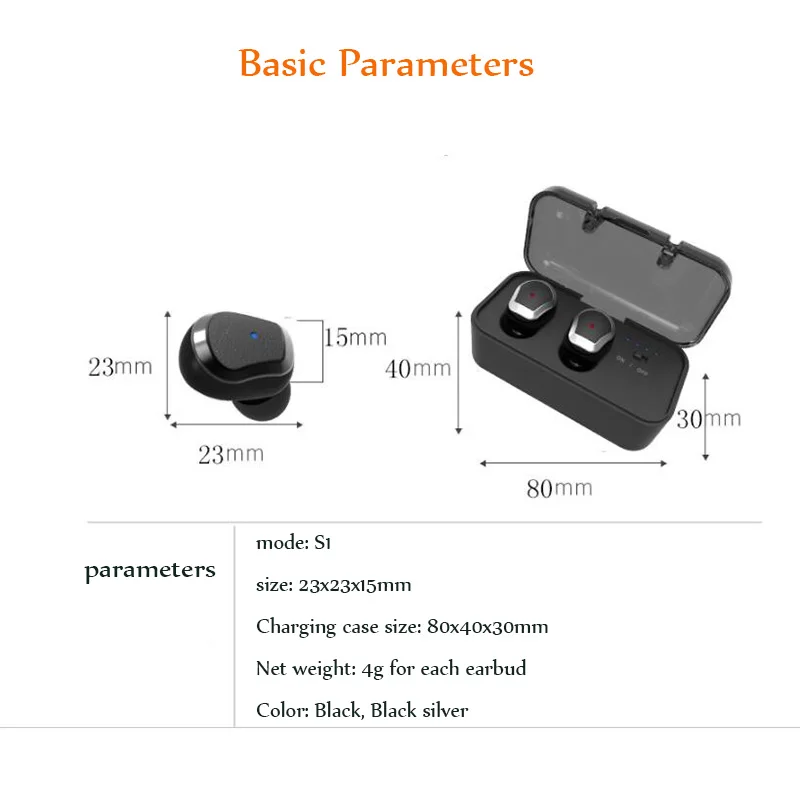 CLAITE Mini bluetooth 5 0 наушники с микрофоном вкладыши Наушники настоящие беспроводные