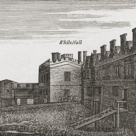 Уайтхолл Лондон Англия как это было в 18 веке. Из книги короткий|Таблички и знаки| |