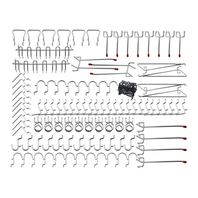 Pegboard Крючки ассортимент-102 шт Peg Hook организация | Дом и сад