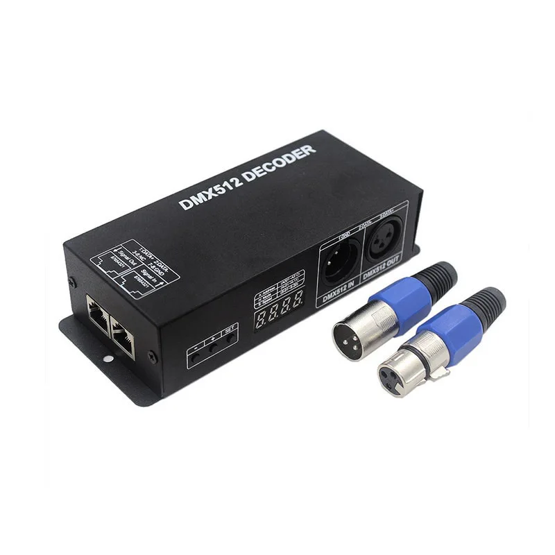 Декодер Rgb Dmx512 Dc12V ~ 24V 3Chx4A декодер с цифровым дисплеем|Цифро-аналоговые