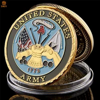 1775 u s department of the navy army gold plated color novelty commemorative military challenge coin collection and gifts