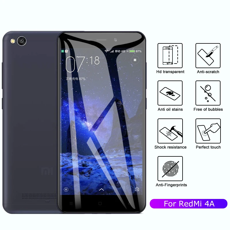 2.5D 9H защита для экрана закаленное стекло Xiaomi Redmi Mi 6A Note 3 4 5 7 Pro 4A 3S 5D 0 26 мм Защитное