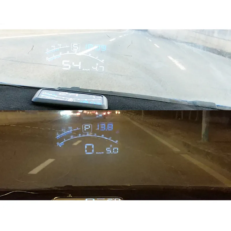 4E 5 &quotАвтомобиль HUD Дисплей автомобиля OBD2 II EUOBD превышение скорости