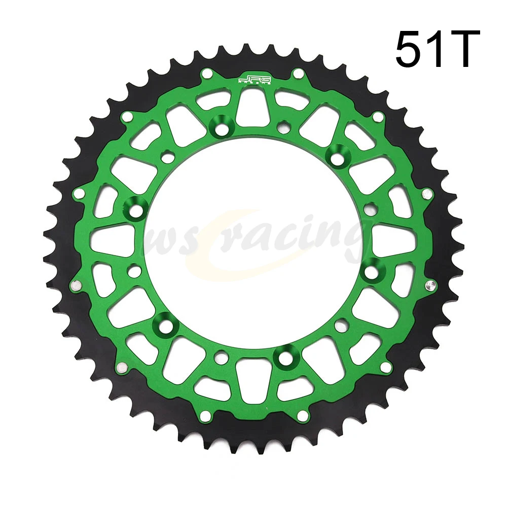 42 т 48 49 50T 51 сзади звездочки для Kawasaki Suzuki KDX KLX KX KXF 125 200 220R 250 300R 450 450R 500 650 KX250F