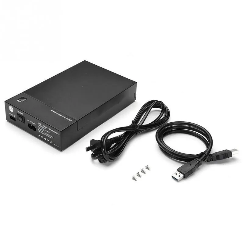2 5 дюймов 3 USB 0 SATA HDD Box жесткий диск внешний Корпус черный (ЕС Plug)|Корпус жесткого