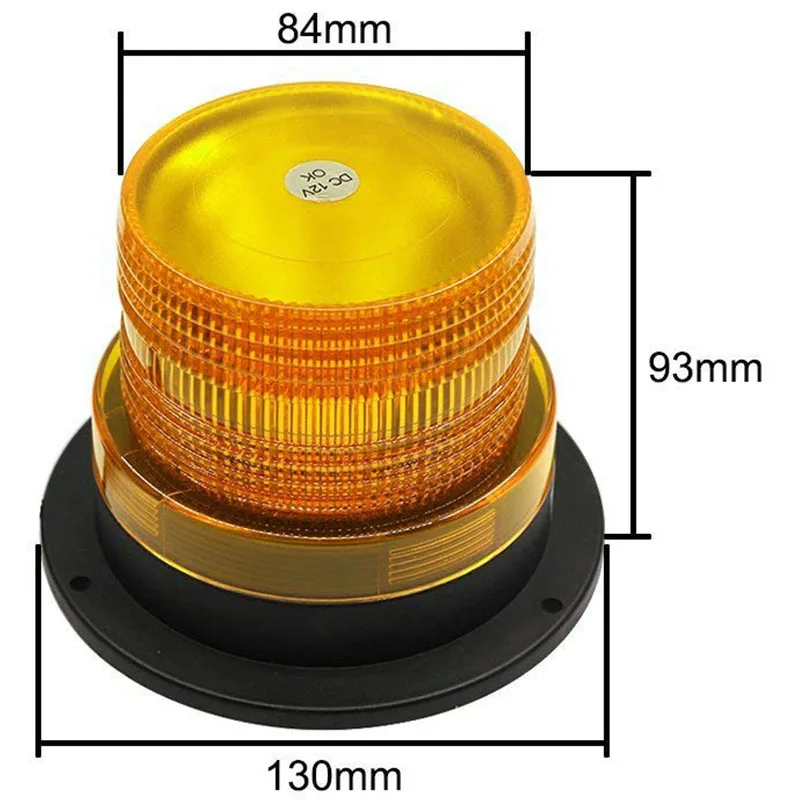 4 дюймовый купольный 12 Led Магнитный монтажный строительный автомобильный