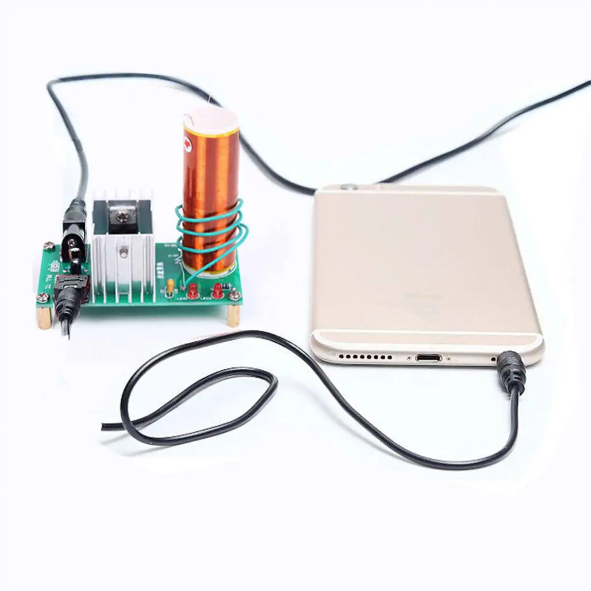 CLAITE 15W DC 15-24V 2A DIY Mini Coil Module Unassembled Speaker Electronic Kit Resonant Transformer Loudspeaker | Электроника