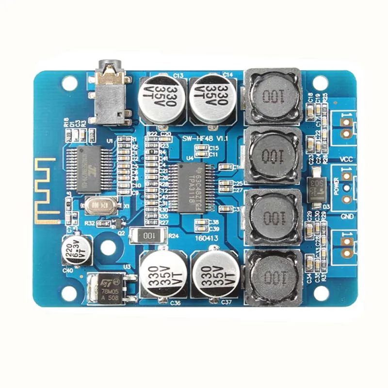 TPA3118 DC стерео аудио Bluetooth цифровой усилитель bluetooth динамик 2X30W модификация |